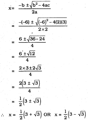 KSEEB SSLC Class 10 Maths Solutions Chapter 10 Quadratic Equations Ex 10.4 2