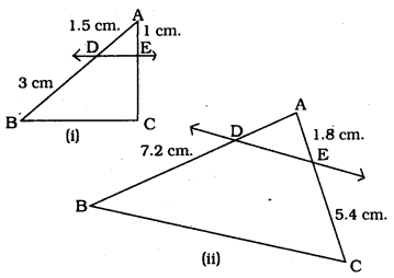 KSEEB SSLC Class 10 Maths Solutions Chapter 2 Triangles Ex 2.2 1