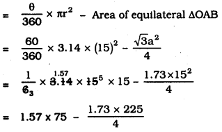 KSEEB SSLC Class 10 Maths Solutions Chapter 5 Areas Related to Circles Ex 5.2 12