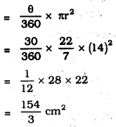 KSEEB SSLC Class 10 Maths Solutions Chapter 5 Areas Related to Circles Ex 5.2 4