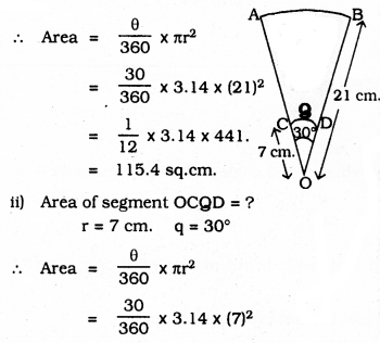 KSEEB SSLC Class 10 Maths Solutions Chapter 5 Areas Related to Circles Ex 5.3 34