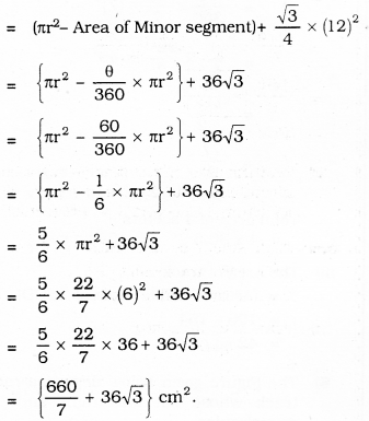 KSEEB SSLC Class 10 Maths Solutions Chapter 5 Areas Related to Circles Ex 5.3 8