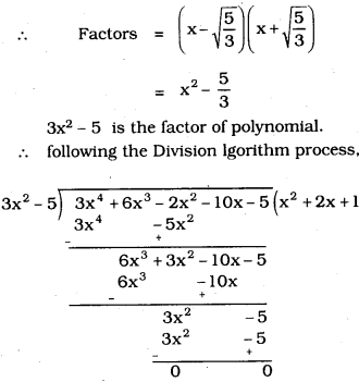 KSEEB SSLC Class 10 Maths Solutions Chapter 9 Polynomials Ex 9.3 7