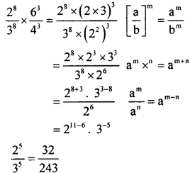 KSEEB Solutions for Class 8 Maths Chapter 10 Exponents Ex. 10.6 1