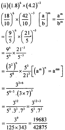 KSEEB Solutions for Class 8 Maths Chapter 10 Exponents Ex. 10.6 2