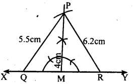 KSEEB Solutions for Class 8 Maths Chapter 12 Construction of Triangles Ex. 12.10 1