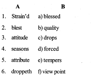 KSEEB SSLC Class 10 English Solutions Poetry Chapter 2 Quality of Mercy 1