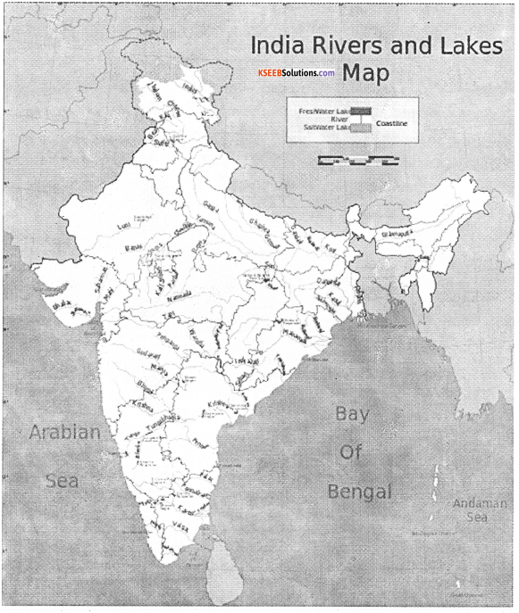 1st PUC Geography Previous Year Question Paper March 2015 (North) - 10