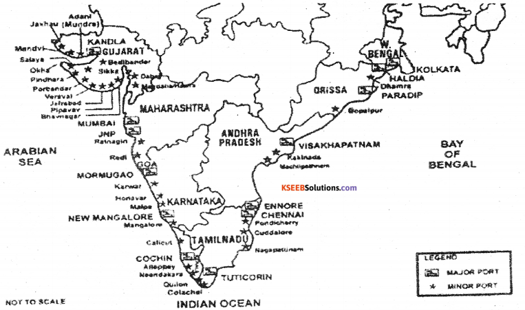 1st PUC Geography Previous Year Question Paper March 2015 (North) - 11