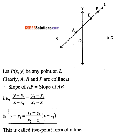 1st PUC Maths Question Bank Chapter 10 Straight Lines 16