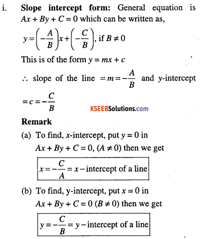 1st PUC Maths Question Bank Chapter 10 Straight Lines 20