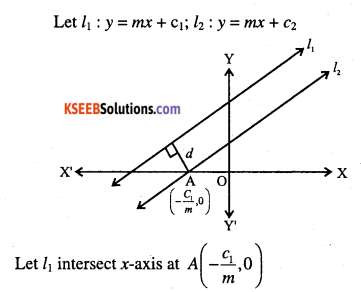 1st PUC Maths Question Bank Chapter 10 Straight Lines 27
