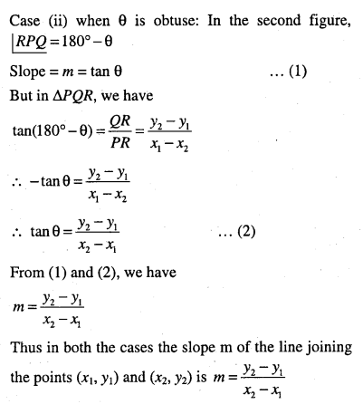 1st PUC Maths Question Bank Chapter 10 Straight Lines 3
