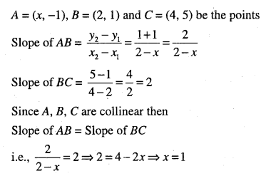 1st PUC Maths Question Bank Chapter 10 Straight Lines 42