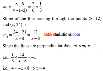 1st PUC Maths Question Bank Chapter 10 Straight Lines 47