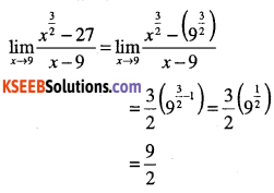 1st PUC Maths Question Bank Chapter 13 Limits and Derivatives 38