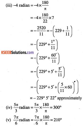 1st PUC Maths Question Bank Chapter 3 Trigonometric Functions 5
