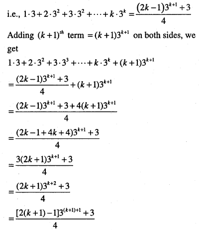 1st PUC Maths Question Bank Chapter 4 Principle of Mathematical Induction 31