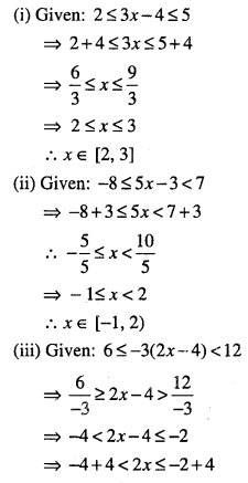 1st PUC Maths Question Bank Chapter 6 Linear Inequalities 44
