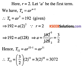 1st PUC Maths Question Bank Chapter 9 Sequences and Series 29