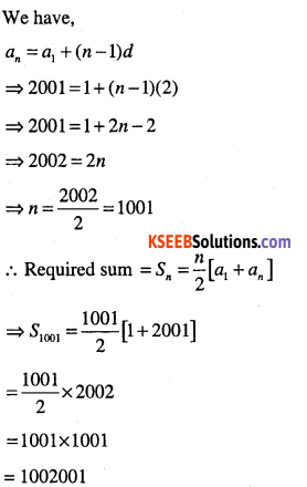 1st PUC Maths Question Bank Chapter 9 Sequences and Series 8
