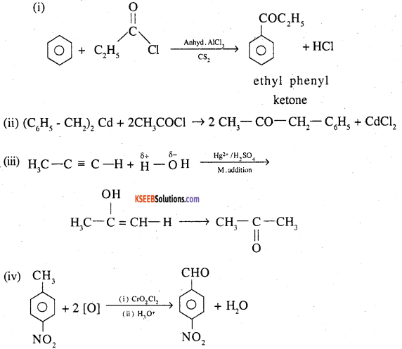 2nd PUC Chemistry Question Bank Chapter 12 Aldehydes, Ketones and Carboxylic Acids - 81