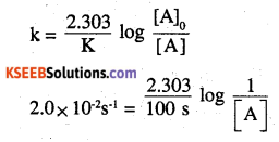 2nd PUC Chemistry Question Bank Chapter 4 Chemical Kinetics - 22