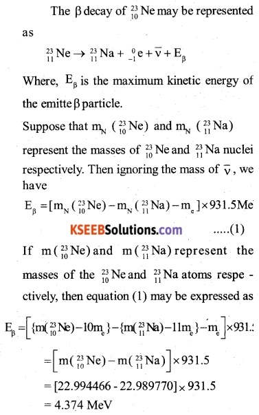 2nd PUC Physics Question Bank Chapter 13 Nuclei 22