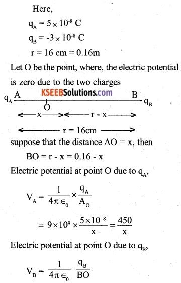 2nd PUC Physics Question Bank Chapter 2 Electrostatic Potential and Capacitance 1
