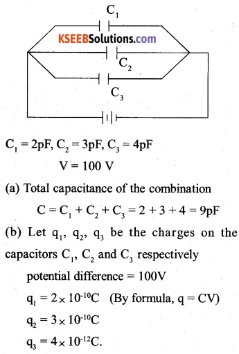 2nd PUC Physics Question Bank Chapter 2 Electrostatic Potential and Capacitance 10