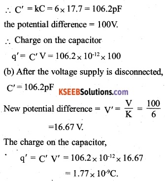 2nd PUC Physics Question Bank Chapter 2 Electrostatic Potential and Capacitance 12