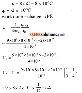 2nd PUC Physics Question Bank Chapter 2 Electrostatic Potential and Capacitance 16