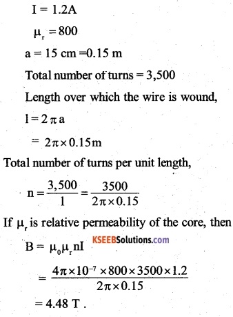 2nd PUC Physics Question Bank Chapter 5 Magnetism and Matter 30