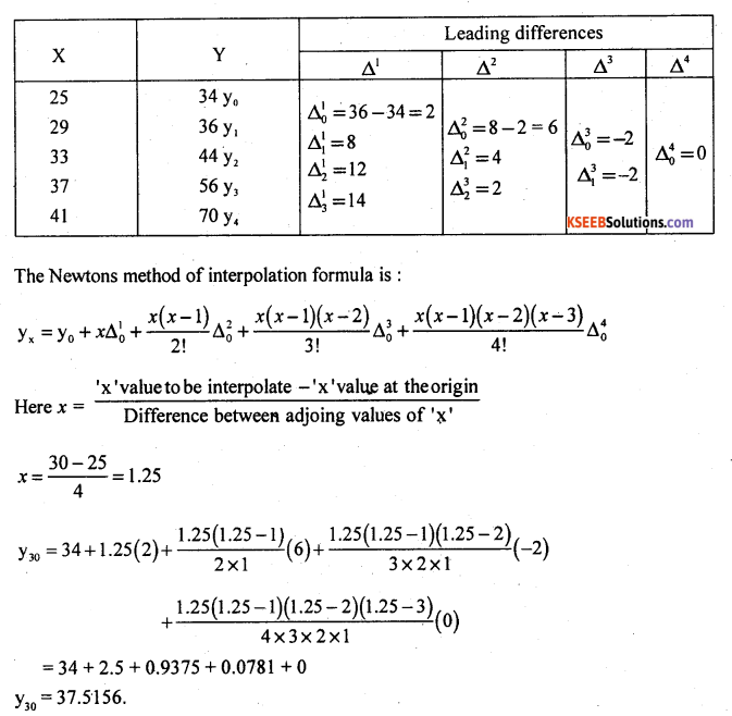 2nd PUC Statistics Model Question Paper 3 with Answers - 18