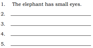 KSEEB Solutions for Class 5 English Poem Chapter 1 The Elephant 2