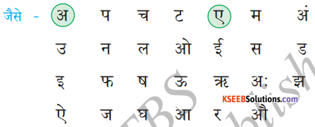 KSEEB Solutions for Class 6 Hindi Chapter 2 वर्णमाला 3