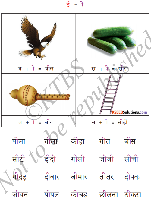 KSEEB Solutions for Class 6 Hindi Chapter 4 स्वर और उनकी मात्राएँ 3