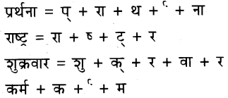KSEEB Solutions for Class 6 Hindi Chapter 5 'र' की मात्राएँ रेफपदेन 17