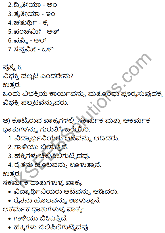 Siri Kannada Text Book Class 9 Solutions Gadya Chapter 7 Urubhanga 16