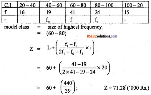 1st PUC Statistics Previous Year Question Paper March 2019 (South) - 13