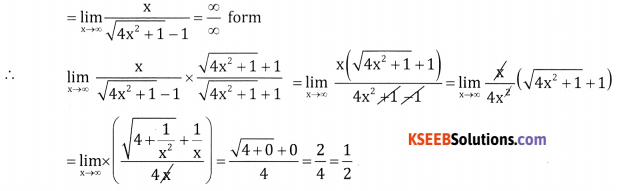 2nd PUC Basic Maths Question Bank Chapter 17 Limit and Continuity of a Function Ex 17.4 - 10