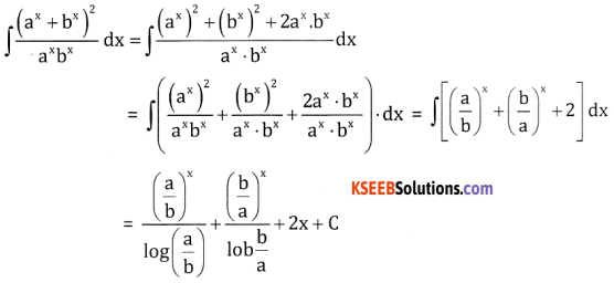 2nd PUC Basic Maths Question Bank Chapter 20 Indefinite Integrals Ex 20.1 - 5