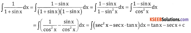 2nd PUC Basic Maths Question Bank Chapter 20 Indefinite Integrals Ex 20.1 - 7