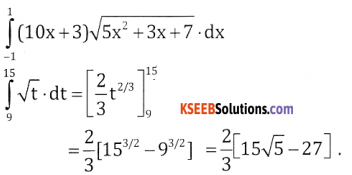 2nd PUC Basic Maths Question Bank Chapter 21 Definite Integral and its Applications to Areas Ex 21.1 - 5