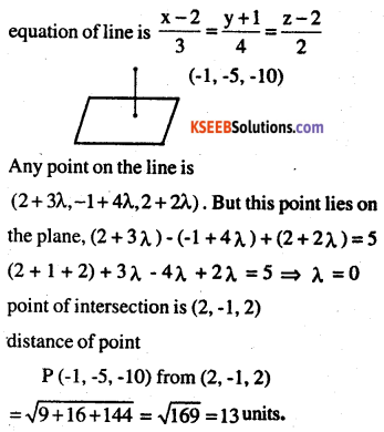2nd PUC Maths Question Bank Chapter 11 Three Dimensional Geometry Miscellaneous Exercise 12