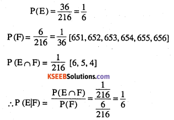 2nd PUC Maths Question Bank Chapter 13 Probability Ex 13.1.10