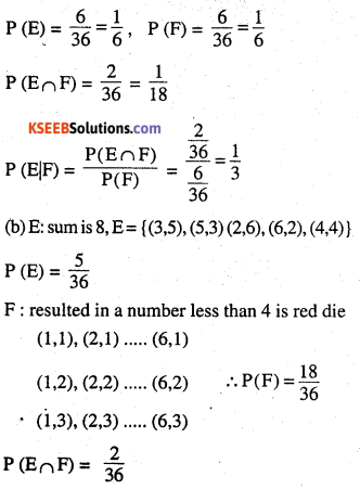 2nd PUC Maths Question Bank Chapter 13 Probability Ex 13.1.12