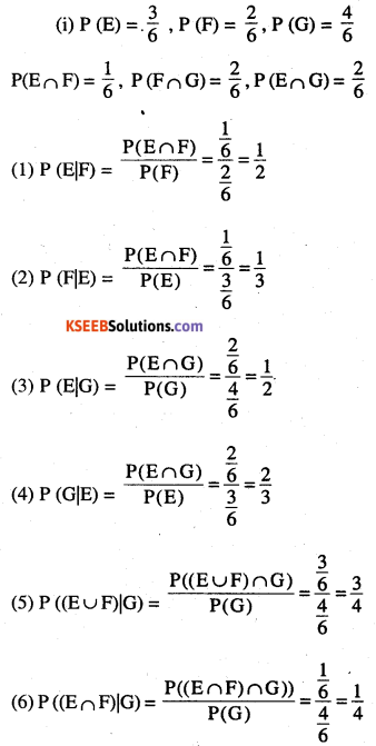 2nd PUC Maths Question Bank Chapter 13 Probability Ex 13.1.14