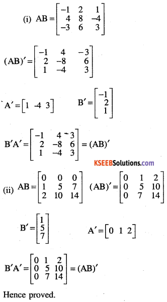 2nd PUC Maths Question Bank Chapter 3 Matrices Ex 3.3 5