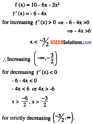 2nd PUC Maths Question Bank Chapter 6 Application of Derivatives Ex 6.2.6